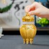 Lư xông trầm bằng bạc thủ công LXTB2