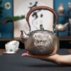 Ấm bạc đun nước thủ công ADNB37